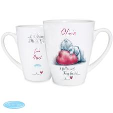Personalised Me to You Bear Heart Latte Mug
